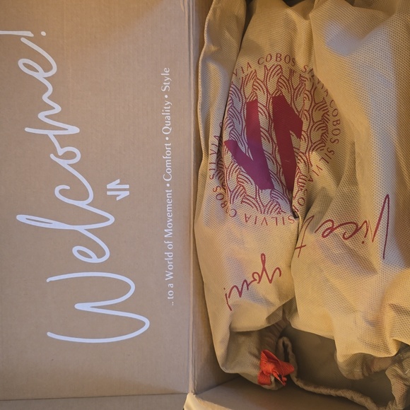 Silvia Cobos Mambo Tri-Color Fringe Wedge Slip-On Leather Sandals & Dust Bag New - Picture 9 of 9